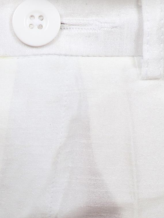 white silk blend kurta set - 16315774 - Zoom Image - 5