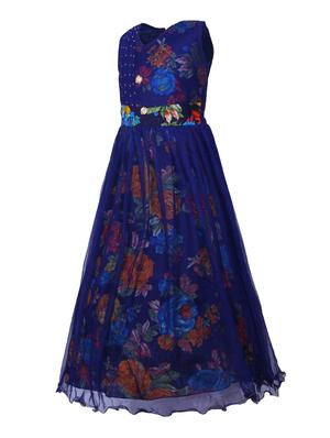 button detailed floral gown - 16315984 - Standard Image - 2