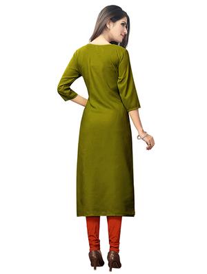 digital printed straight kurta - 16317052 - Standard Image - 2