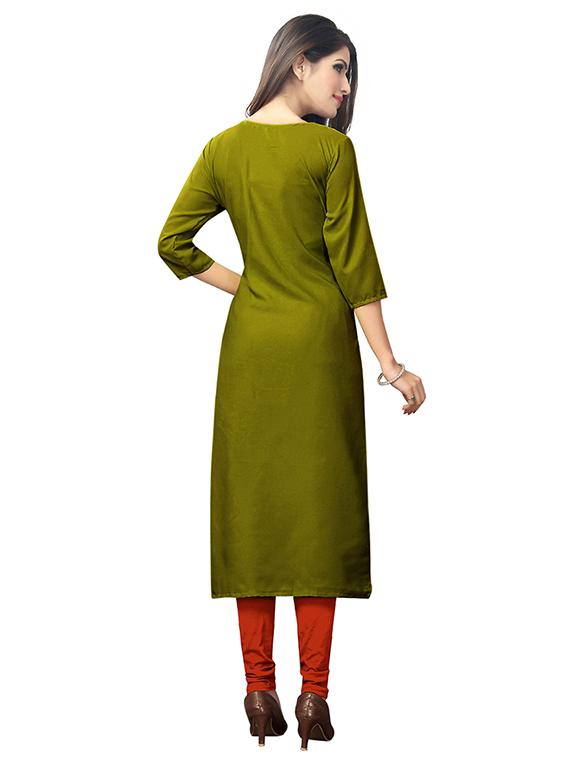 digital printed straight kurta - 16317052 - Zoom Image - 2