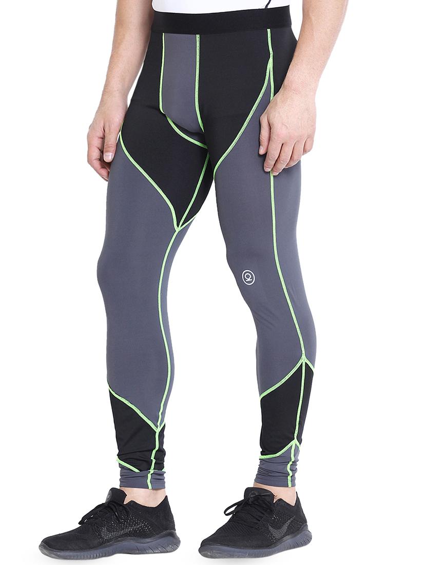 grey polyester ankle length track pant - 16319241 - Zoom Image - 2
