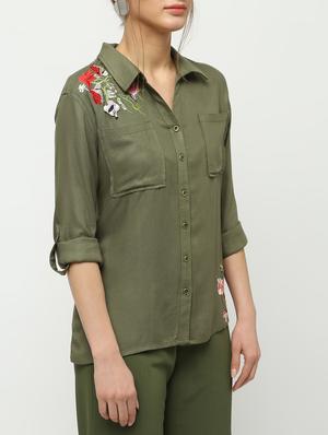 pocket patch embroidered shirt - 16320274 - Standard Image - 5