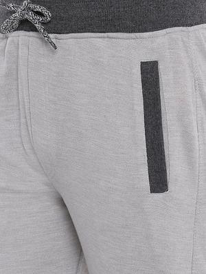 grey solid jogger - 16320886 - Standard Image - 5