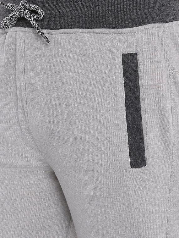 grey solid jogger - 16320886 - Zoom Image - 5