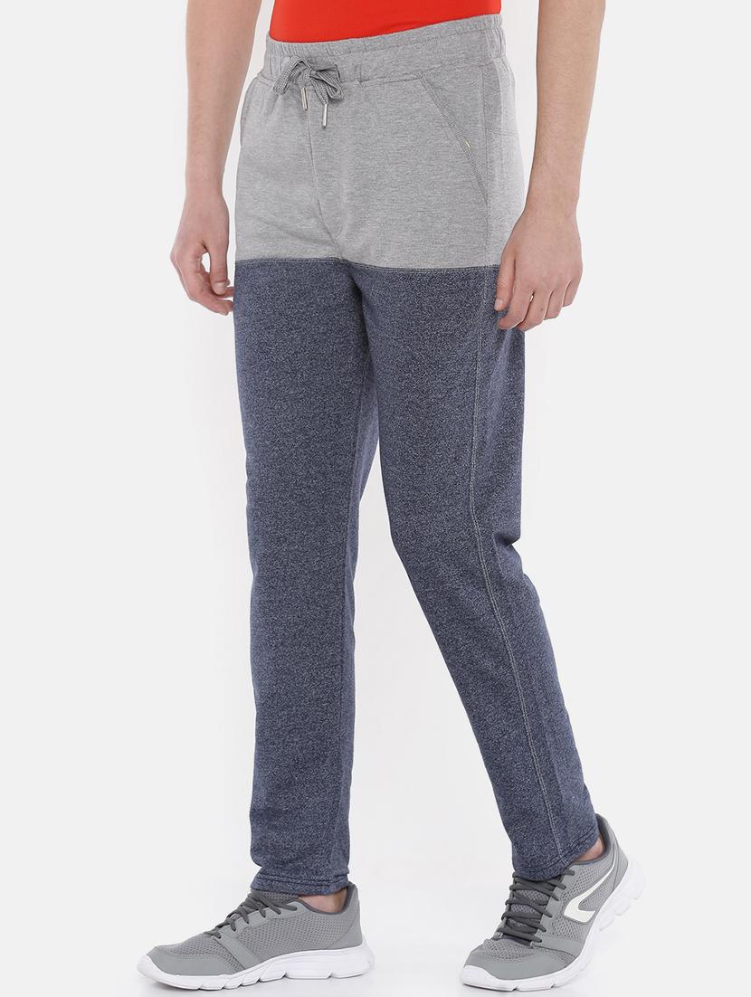 grey color block track pant - 16320901 - Zoom Image - 2