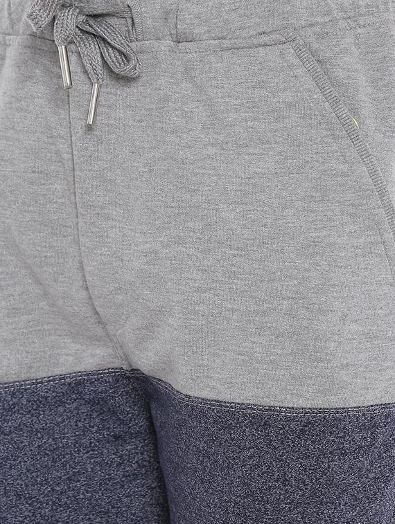 grey color block track pant - 16320901 - Zoom Image - 5