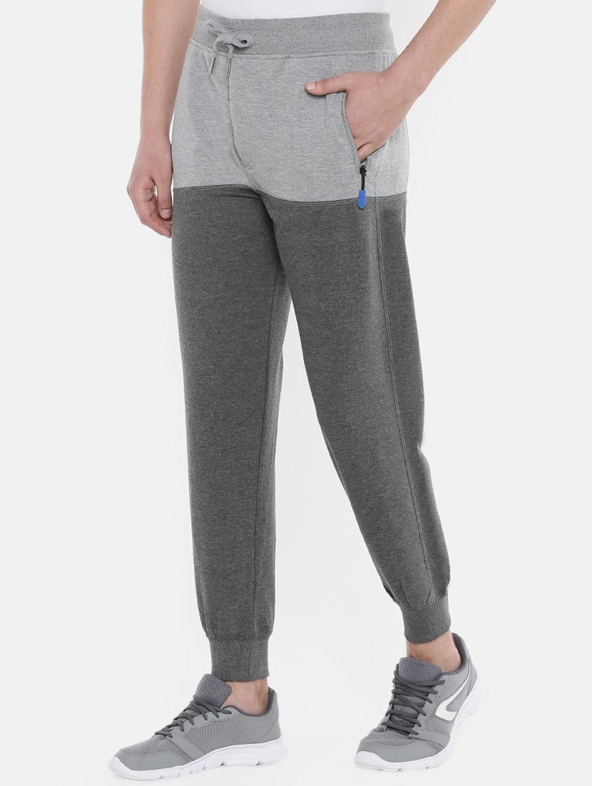 grey color block jogger - 16320904 - Zoom Image - 2