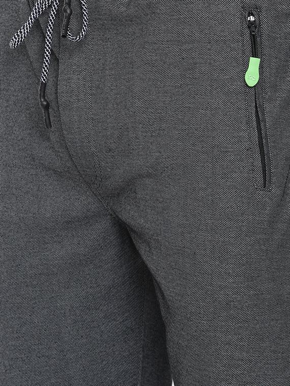 grey solid track pant - 16320915 - Zoom Image - 5