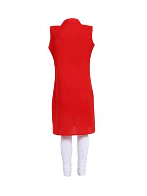 red cotton suit set - 16321102 - Standard Image - 2