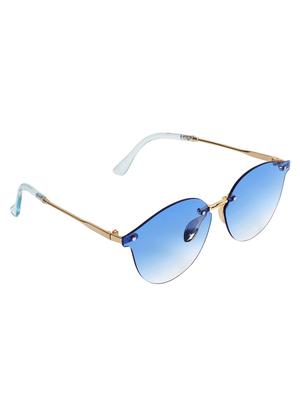 zyaden golden round unisex sunglasses - 16321180 - Standard Image - 2