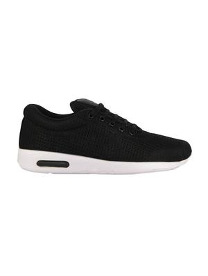 black mesh sport shoes - 16321707 - Standard Image - 2