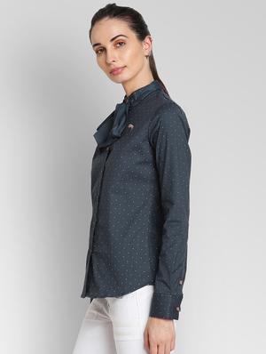 long sleeved polka dot shirt - 16322039 - Standard Image - 2