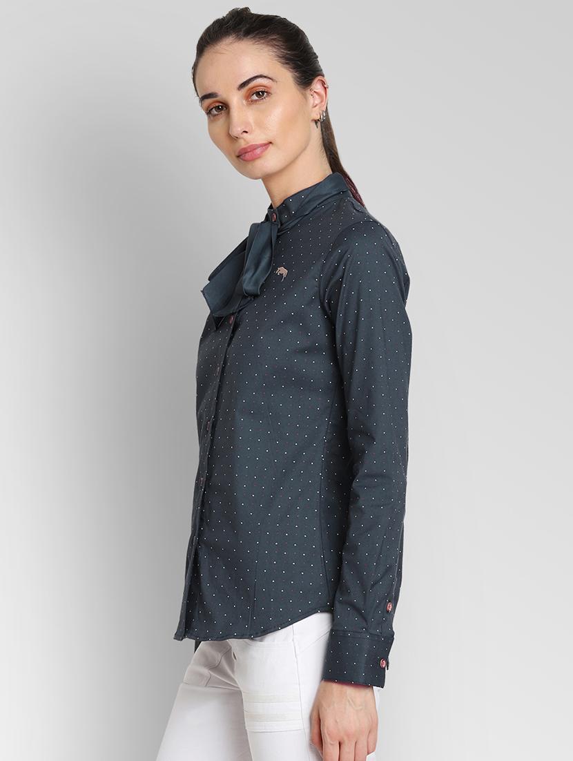 long sleeved polka dot shirt - 16322039 - Zoom Image - 2