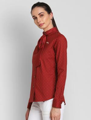 long sleeved polka dot shirt - 16322040 - Standard Image - 2