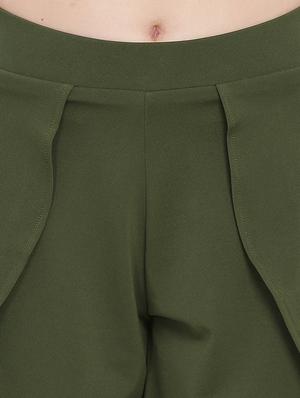 high rise layered culottes - 16323011 - Standard Image - 5