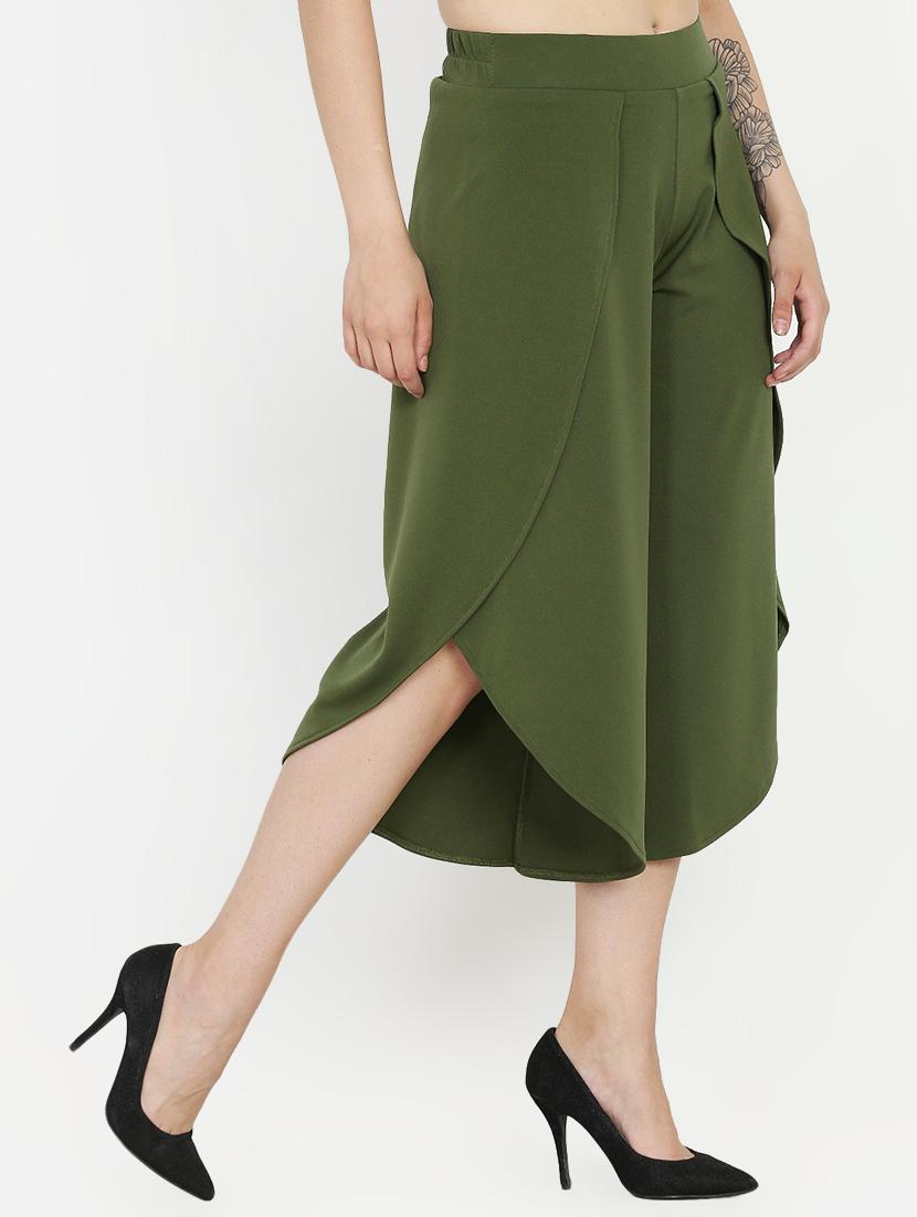 high rise layered culottes - 16323011 - Zoom Image - 2