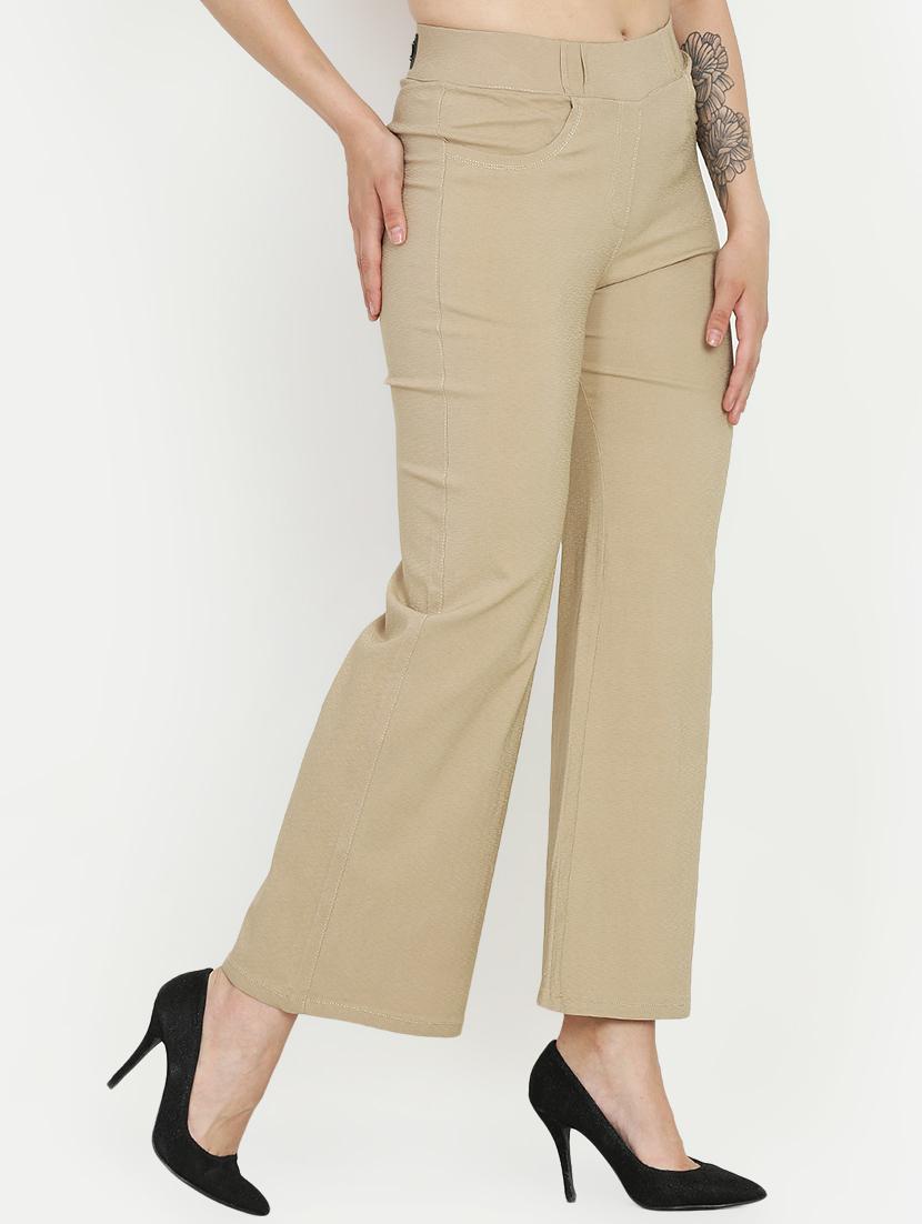 high rise wide leg trousers - 16323034 - Zoom Image - 2