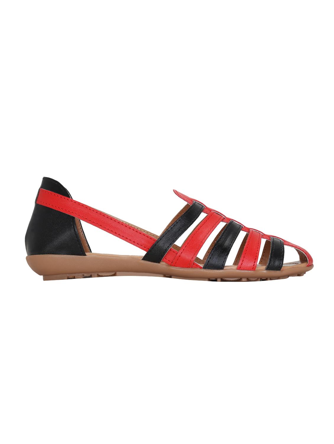 red closed back sandals - 16323044 - Zoom Image - 2