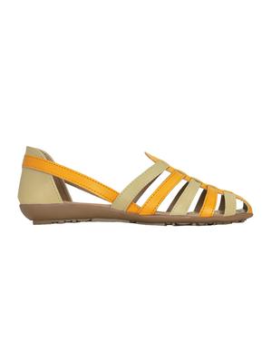 yellow closed back sandals - 16323045 - Standard Image - 2