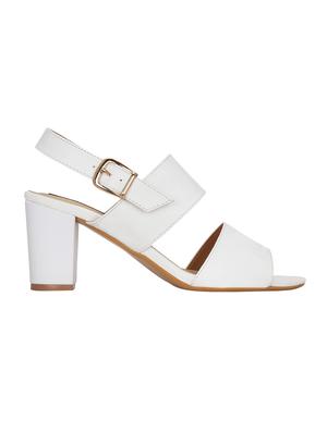 white back strap sandals - 16323123 - Standard Image - 2