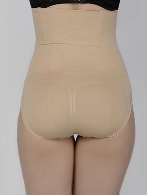 beige solid shaper brief - 16323379 - Standard Image - 2