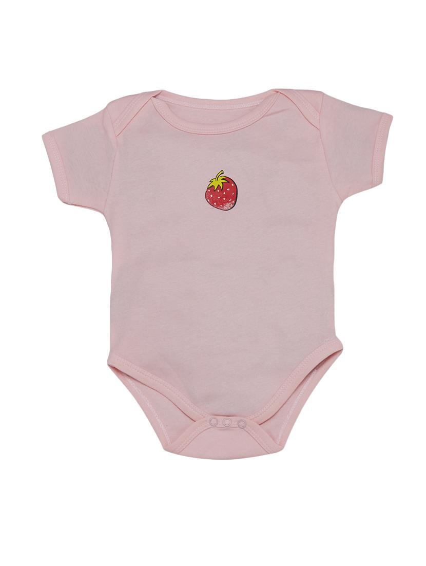 set of 3 pink cotton onesies - 16323500 - Zoom Image - 2