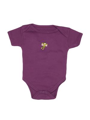 set of 3 purple cotton onesies - 16323516 - Standard Image - 2