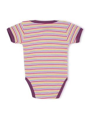 set of 3 purple cotton onesies - 16323516 - Standard Image - 5