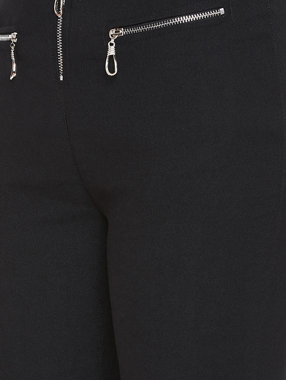 zip detail high rise jeggings - 16324222 - Zoom Image - 5