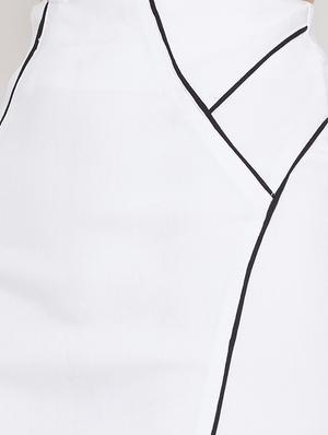 contrast pipe pencil skirt - 16324500 - Standard Image - 5