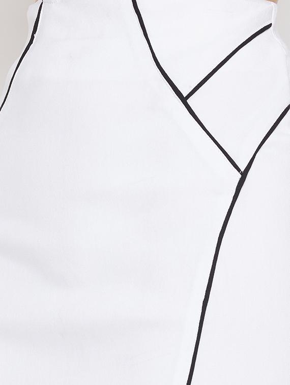 contrast pipe pencil skirt - 16324500 - Zoom Image - 5