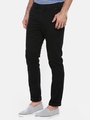 black solid chinos - 16325736 - Standard Image - 2