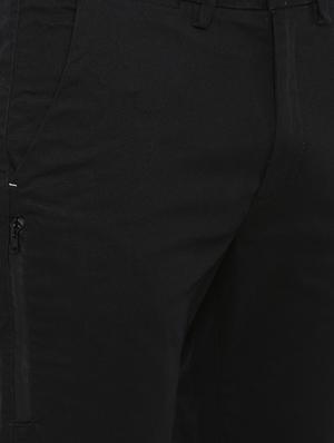 black solid chinos - 16325736 - Standard Image - 5