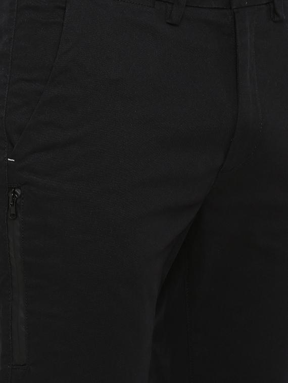 black solid chinos - 16325736 - Zoom Image - 5