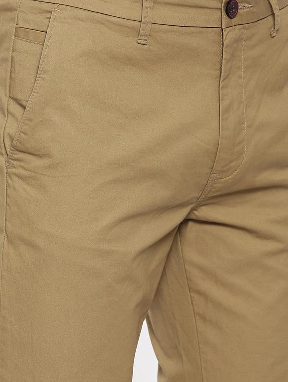 brown solid chinos - 16325757 - Zoom Image - 5