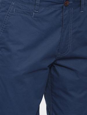 navy blue solid bermuda - 16325825 - Standard Image - 5