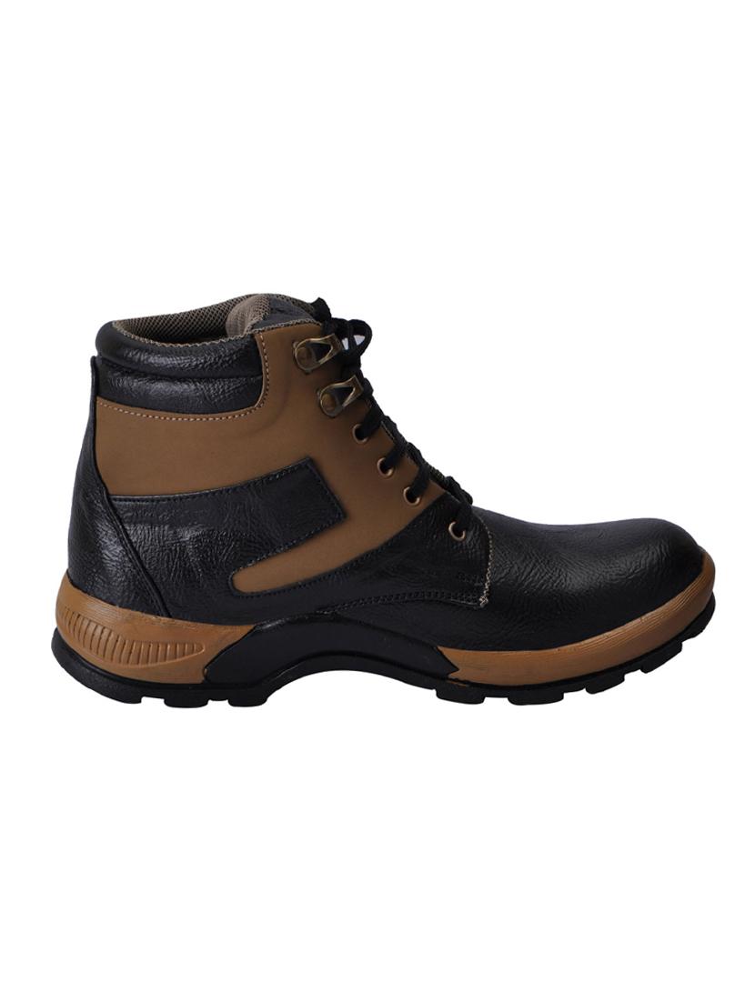 blue leatherette high ankle boots - 16326026 - Zoom Image - 2