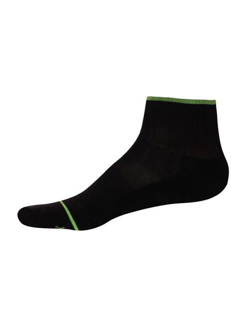 black cotton ankle length sock - 16326791 - Very Small Image - 1