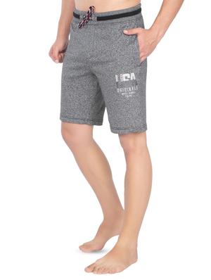 grey textured shorts - 16326810 - Standard Image - 2