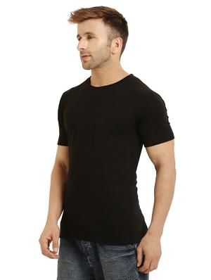 black solid tshirt - 16327013 - Standard Image - 2