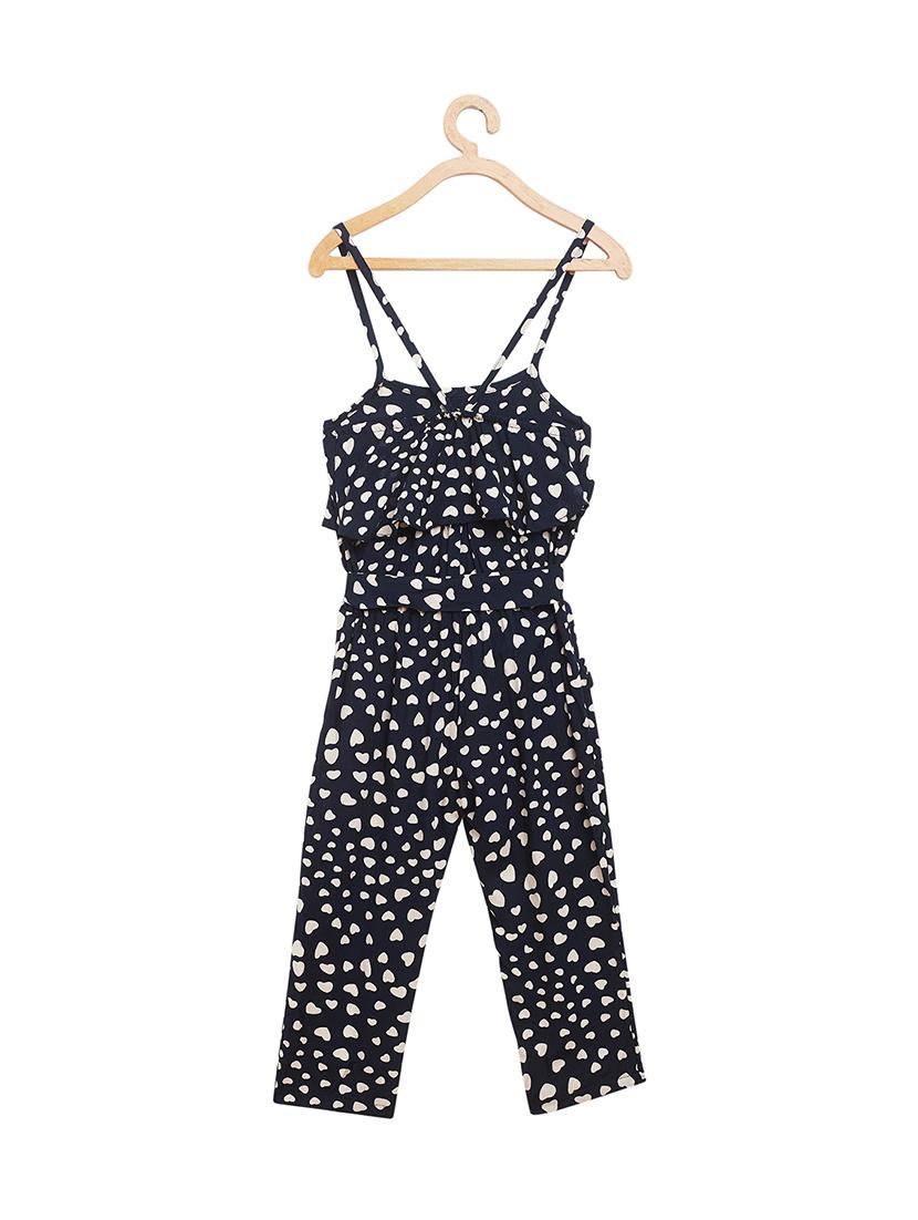 black cotton full length jumpsuit - 16327222 - Zoom Image - 2