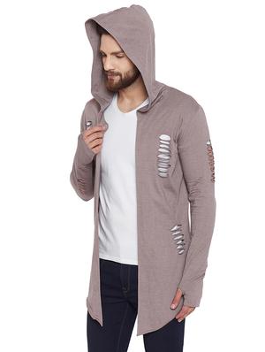 brown ripped shrug - 16327664 - Standard Image - 2