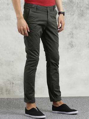 black solid chinos - 16330137 - Standard Image - 2