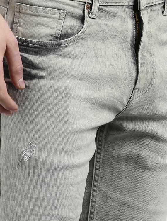 grey washed shorts - 16330144 - Zoom Image - 5