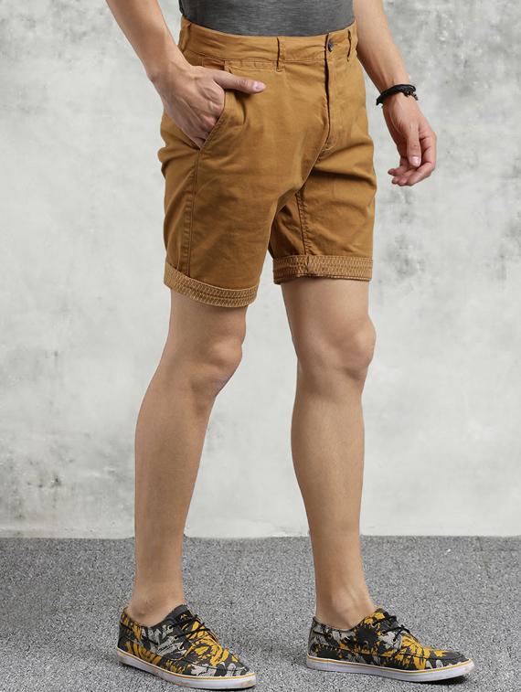 brown solid bermuda - 16330161 - Zoom Image - 2