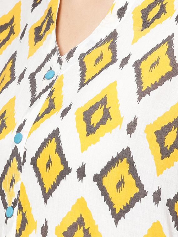 Printed straight kurta - 16330436 - Zoom Image - 5