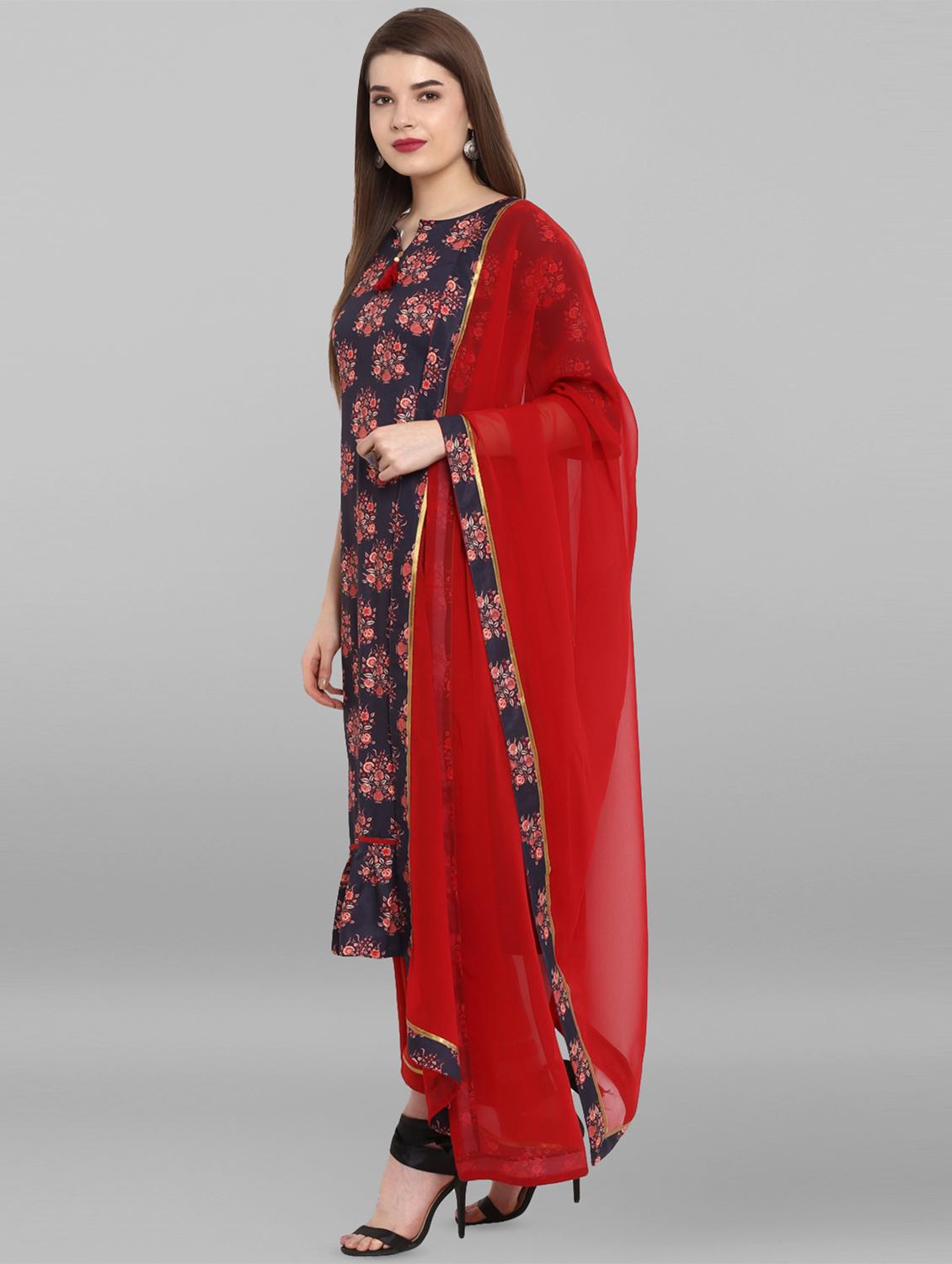 floral printed suit set - 16331334 - Zoom Image - 2