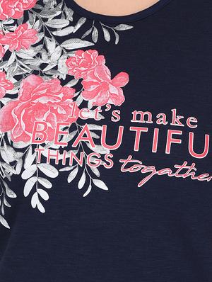 round neck graphic tee - 16331451 - Standard Image - 5