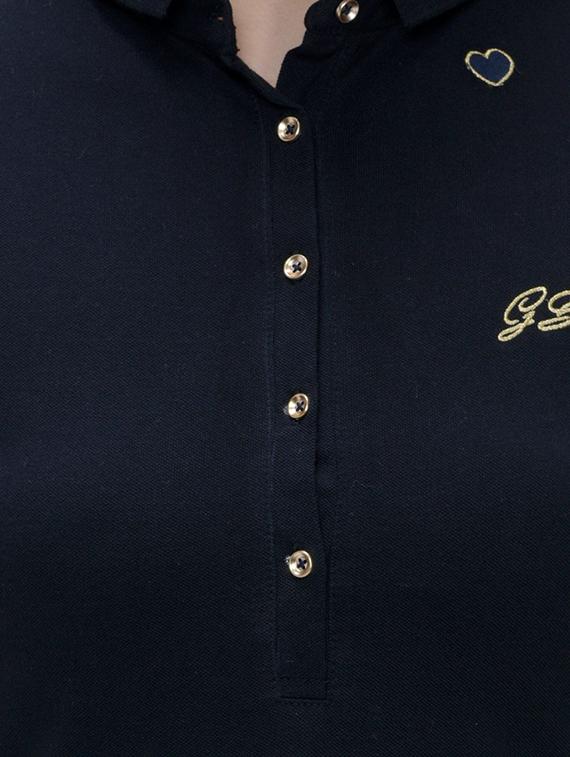 short sleeved solid polo tee - 16331464 - Zoom Image - 5