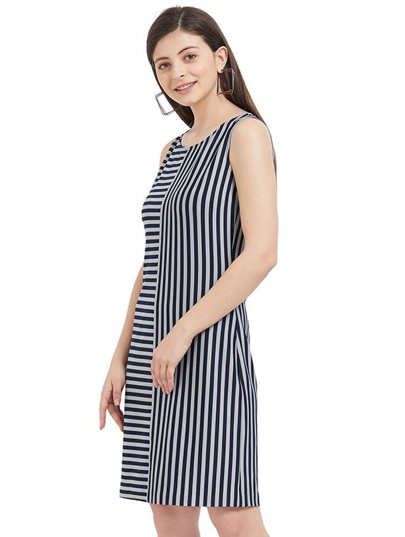 sleeveless striped sheath dress - 16332191 - Zoom Image - 2
